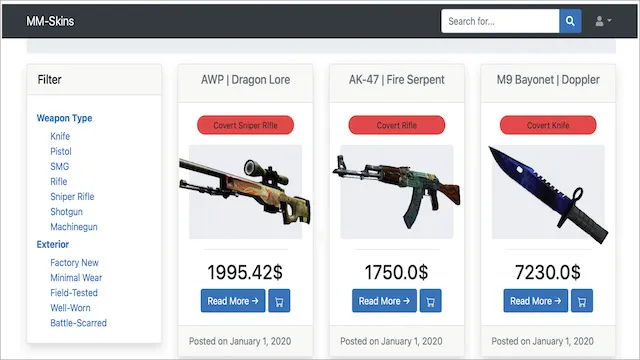 CS:GO MM-Skins Shop