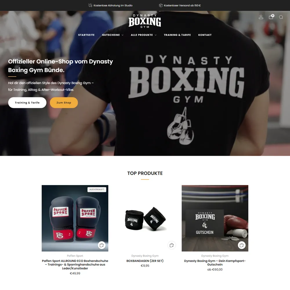 Screenshot von Dynasty Boxing Gym